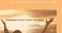 Desktop Screenshot of prisikelimas.ca